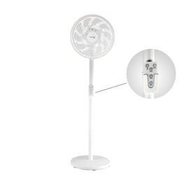 BORMANN ELITE BFN4015 Ανεμιστηρας Ορθοστατης  Με Τηλεχειριστηριο 45W Λευκό