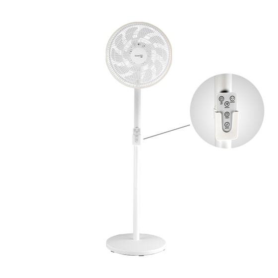 BORMANN ELITE BFN4015 Ανεμιστηρας Ορθοστατης  Με Τηλεχειριστηριο 45W Λευκό image 0