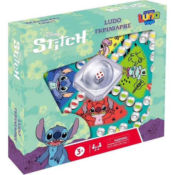 Γκρινιάρης Stitch με Pop Up Ζάρια Επιτραπέζιο (Luna Toys) image 0