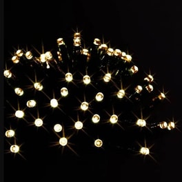 Χριστουγεννιάτικα Λαμπάκια SpitiShop 100 LED 10m με 8 Προγράμματα - Λευκό Θερμό