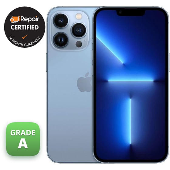 Certified μεταχειρισμένο Apple iPhone 13 Pro Max 128GB Sierra Blue image 0