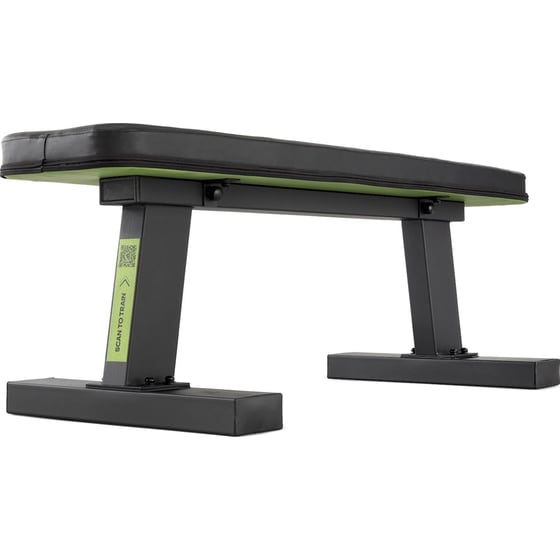 Οριζόντιος Πάγκος Γυμναστικής Adidas Performance Flat Bench ADBE-10222 119x48.5x42cm - Μαύρο/ Πράσινο image 2