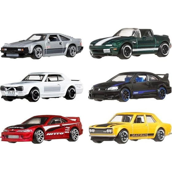 Αυτοκινητάκια Hot Wheels Streets of Japan 6 Τμχ (JBY77) image 1
