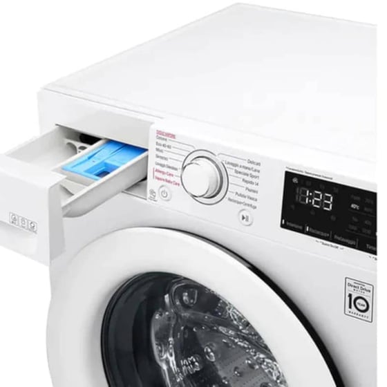 LG F4WV308S3E με Direct Drive Μοτέρ 8 kg 1.400 Στροφές Λευκό Πλυντήριο Ρούχων image 6
