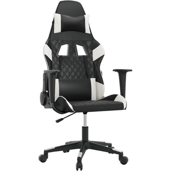 Καρέκλα Gaming VIDAXL 345516 από Τεχνητό Δέρμα - Μαύρο image 0