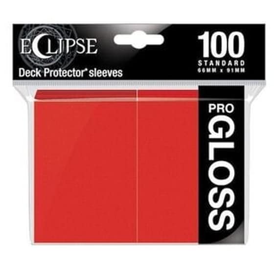 Up Standard Sleeves Pro-gloss Eclipse - Apple Red (100ct) image 0