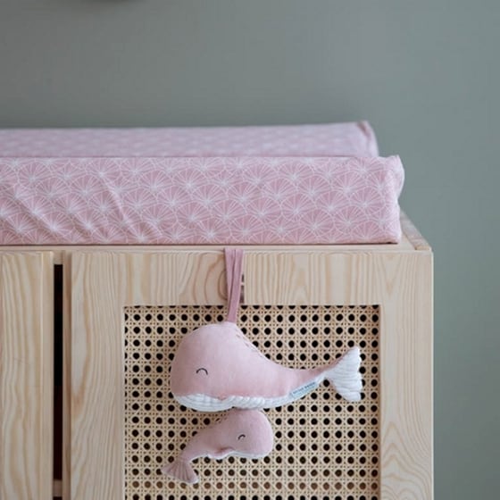 Little Dutch Βρεφικό Κρεμαστό Παιχνίδι Whale Ocean Pink με Μουσική (Ld4800) image 1
