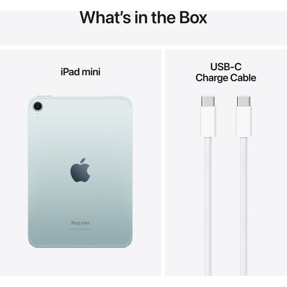 Apple iPad Mini 8.3" 2024 (7th Gen) 256GB 5G - Blue image 9