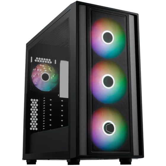Κουτί Desktop Cooler Master MasterBox 600 - Μαύρο image 2