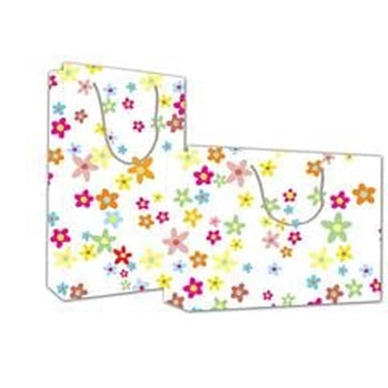 Χάρτινη Τσάντα Next  "Λουλούδια" 46x14x40cm - Με σχέδιο image 0