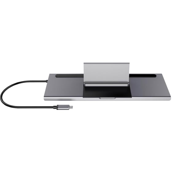 Docking Station Deltaco USB-C  4K PD συμβατό με Dual USB-C image 2