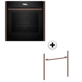 NEFF B59CR3AY0 71 Lt & Flex Design Kit Brushed Bronze Εντοιχιζόμενος Φούρνος Άνω Πάγκου