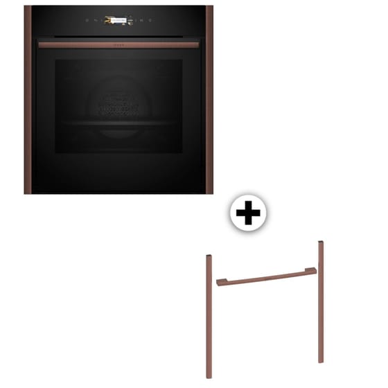 NEFF B59CR3AY0 71 Lt & Flex Design Kit Brushed Bronze Εντοιχιζόμενος Φούρνος Άνω Πάγκου image 0
