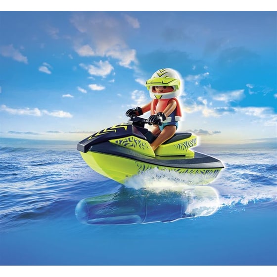 PLAYMOBIL® Action Heroes Φουσκωτό Πυροσβεστικής με Θαλάσσιο Scooter (71464) image 3