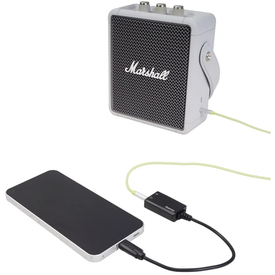 Αντάπτορας Hama USB-C Male σε 2x 3.5mm Jack Male - Μαύρο image 2