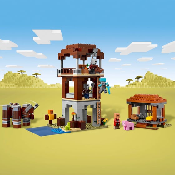LEGO® Minecraft® The Pillager Outpost and Ravager (21278) image 17