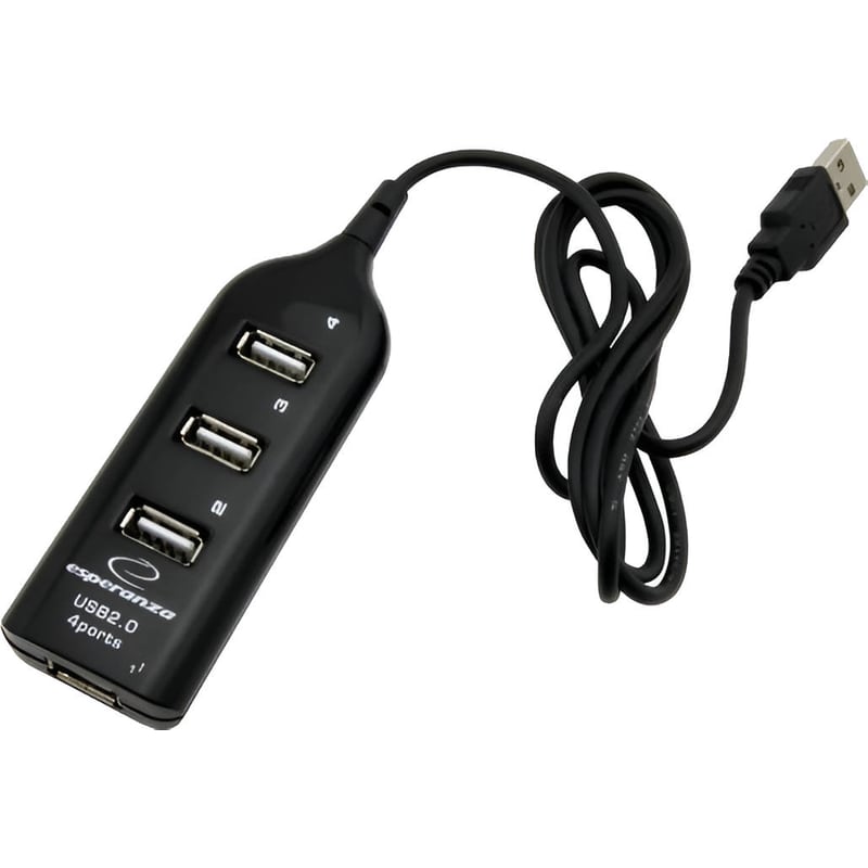 ESPERANZA Esperanza EA116 USB Hub 4-Port USB 2.0 συμβατό με USB-A