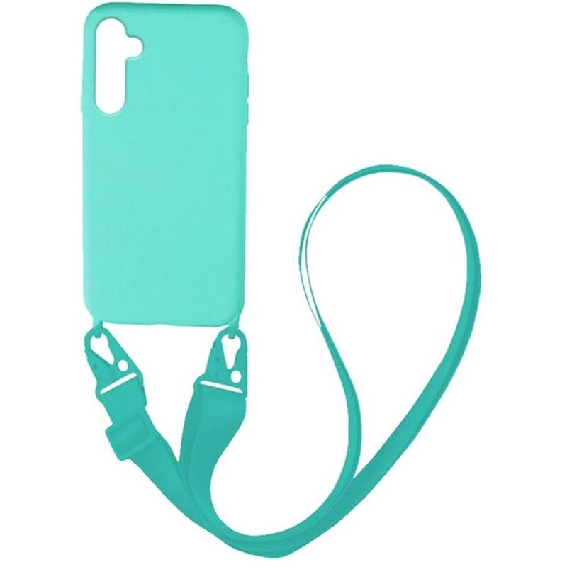 Θήκη Samsung Galaxy A54 5G - Sonique Carryhang Liquid Silicone Strap - Γαλάζιο