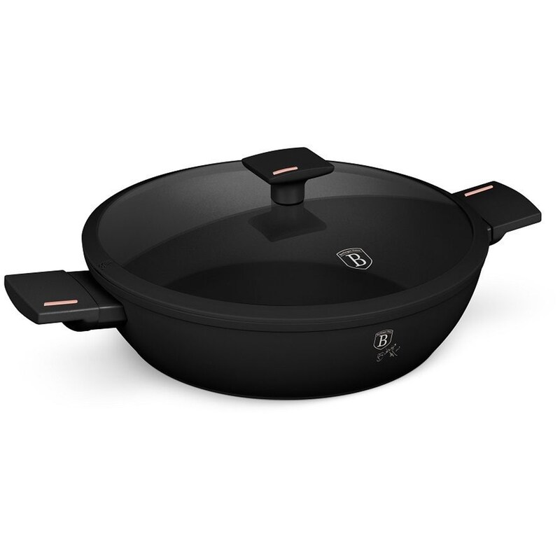 Κατσαρόλα BERLINGER HAUS BH8278 30 cm 3.8 L Μαύρο BERLINGER HAUS