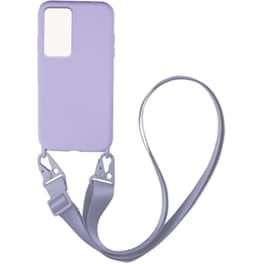 Θήκη Xiaomi Poco F4 5G - My Colors Carryhang Liquid Silicone Strap - Λιλά