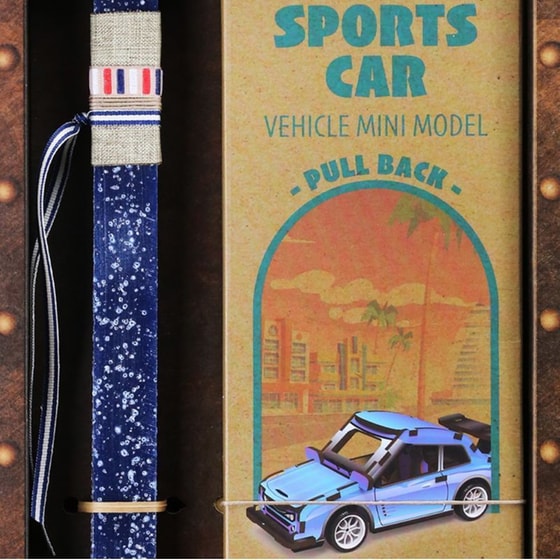 Λαμπάδα&nbsp;Synchronia&nbsp;Ξύλινο&nbsp;Pull&nbsp;Back&nbsp;Sports&nbsp;Car image 2