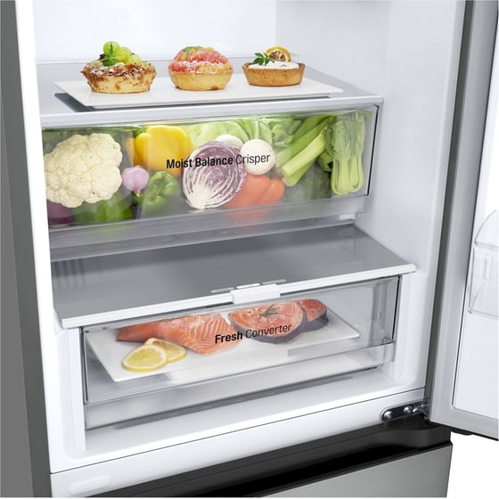 LG GBV3200CPY Total No Frost 387 Lt Ασημί Ψυγειοκαταψύκτης image 10