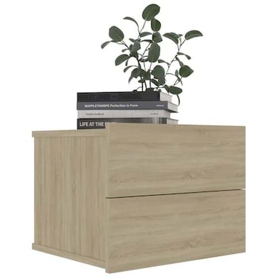 Vidaxl Κομοδίνο Χρώμα Sonoma Δρυς 40 X 30 X 30 Εκ. Από Μοριοσανίδα image 3