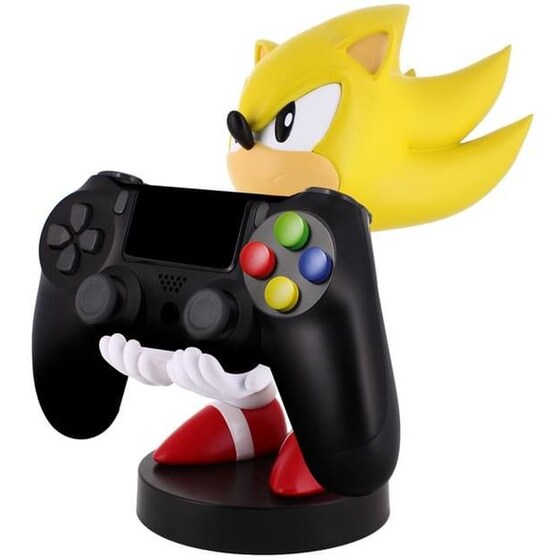 Φιγούρα Βάση Στήριξης Cable Guys - Sonic The Sonic the Hedgehog - Super Sonic Phone & Controller Holder (CGCRSG300169) image 6