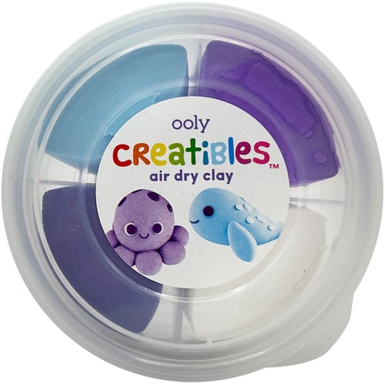 Πηλός Ooly Creatibles Mini Air Dry Clay Kit - Ocean BFFs image 1