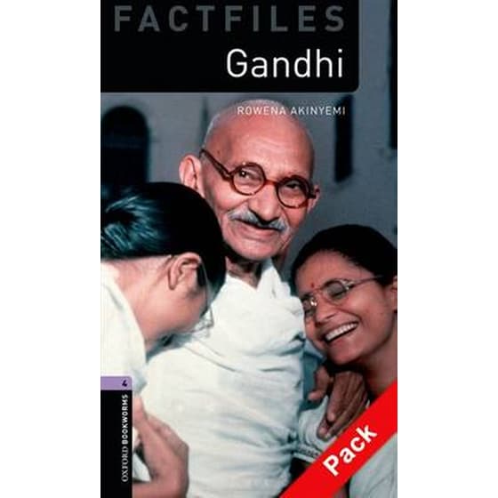 Oxford Bookworms Library Factfiles: Level 4:: Gandhi audio CD pack image 0