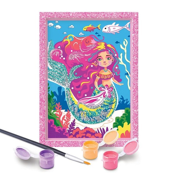 As Company Σετ Ζωγραφικής Paint & Frame Ζωγραφίζω Με Αριθμούς Mythical Mermaid image 2