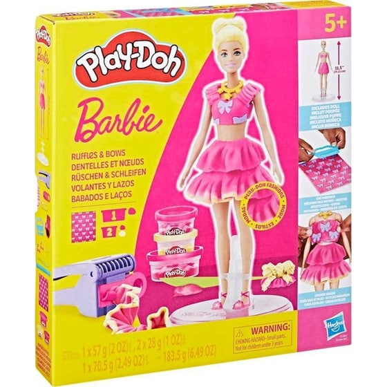 Hasbro Play-Doh Barbie Designer Dolls 4 Σχέδια 2/3 Τμχ - Τυχαία Επιλογή Σχεδίου (G13545) image 3
