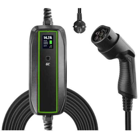 Καλώδιο Φόρτισης EV07 Greencell 5m 22 kW - Μαύρο image 1
