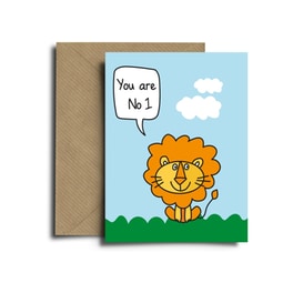 Ευχετήρια Κάρτα Spread The Magic No 1 Lion Kraft Collection