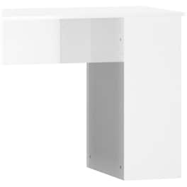 Γραφείο VidaXL από Επεξεργασμένο Ξύλο 100x55x75 cm - Γυαλιστερό Λευκό