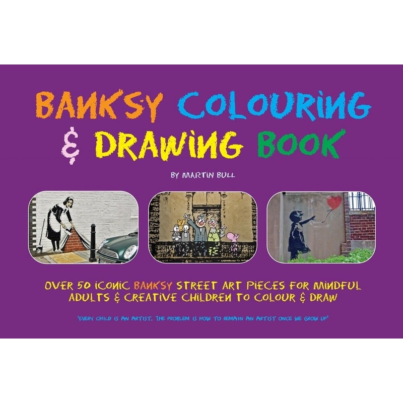 Εικόνα από Banksy Colouring Drawing Book