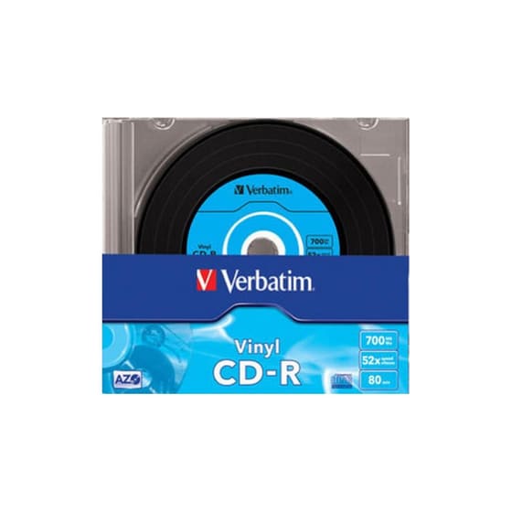 Verbatim CD-R 43426 - 700MB Slim Case, AZO Vinyl Surface, 1 τεμ. image 1