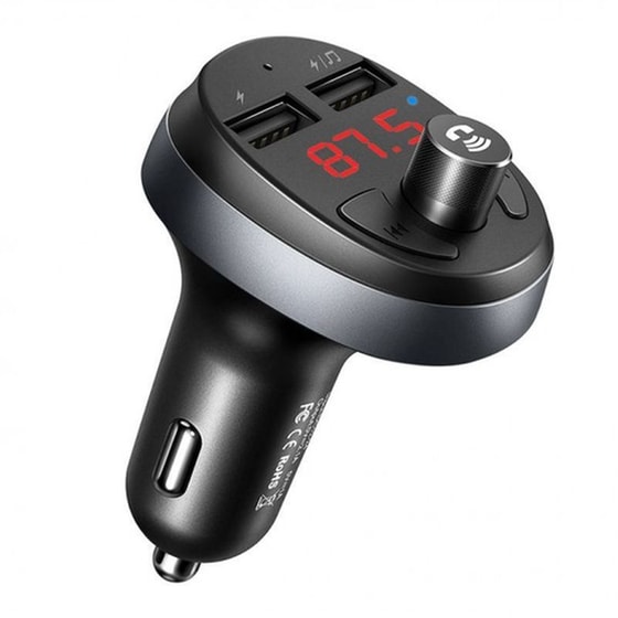 Φορτιστής Αυτοκινήτου με FM Transmitter Mcdodo CC-6880 - Black image 0