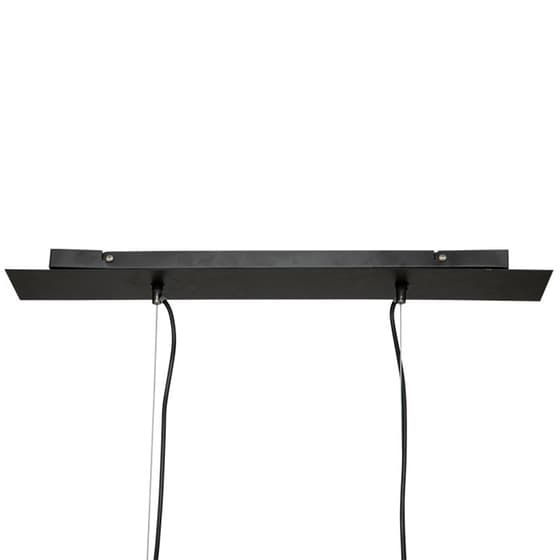 Φωτιστικό Οροφής Δίφωτο Spitishop 190640 Μεταλλικό 72.5x33x33 cm - Μαύρο image 1