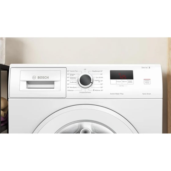 BOSCH WGE02400GR 7 kg 1.400 Στροφές Λευκό Πλυντήριο Ρούχων image 3