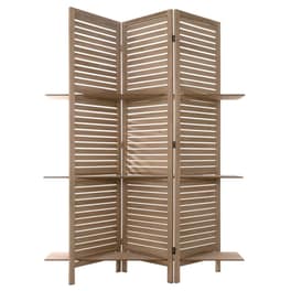 Διακοσμητικό Παραβάν Spitishop A-s Wood 157120c από MDF 120.5x37x170cm - Φυσικό