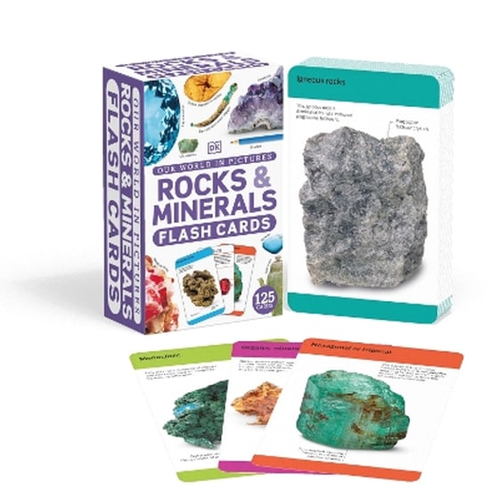 Our World in Pictures Rocks & Minerals Flash Cards image 0