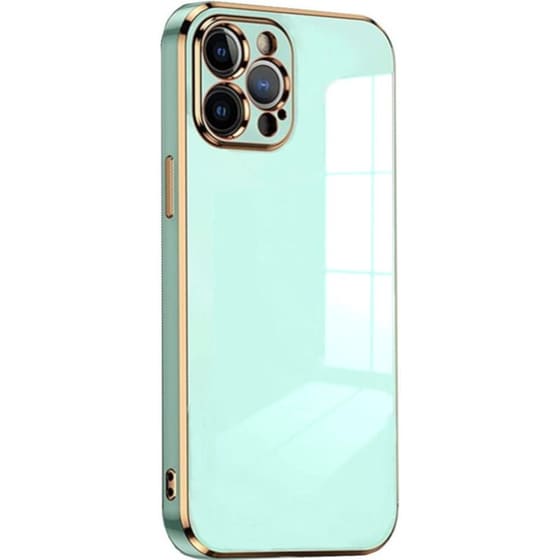 Θήκη Apple iPhone 12 Pro - Bodycell Gold Plated - Mint Green image 0