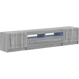 Έπιπλο Τηλεόρασης VidaXL UTRECHT με LED 3 τμχ 198 x 35 x 40 cm - Γκρι Sonoma