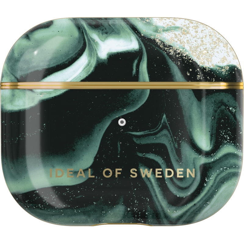 Θήκη Ακουστικών Ideal of Sweden Printed για Apple AirPods Gen 3 – Golden Olive Marble