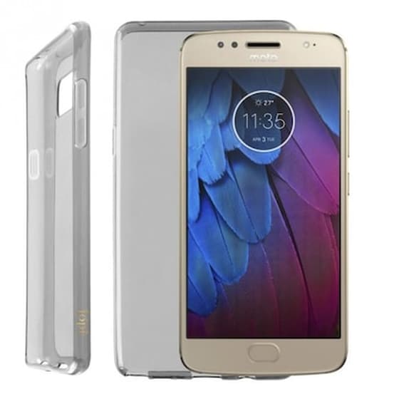 Θήκη Motorola Moto G5S - Idol 1991 Air Slim TPU - Διάφανο Γκρι image 0