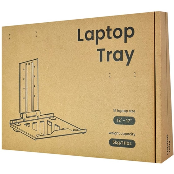 Βάση Στήριξης Οθόνης Laptop Brateck NBH-7 έως 17"- Μαύρο image 1