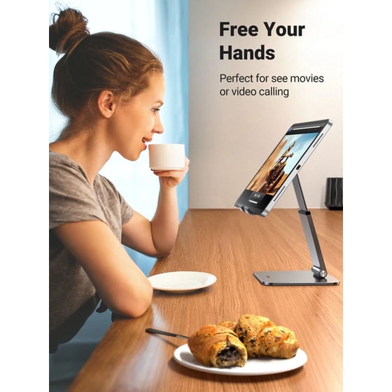 Βάση στήριξης UGREEN Tablet Stand Holder με ρυθμιζόμενο ύψος - Grey image 4