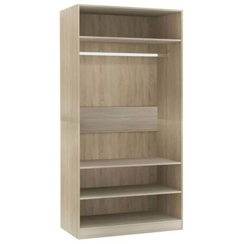 VIDAXL Μονόφυλλη Ντουλάπα Vidaxl από Μοριοσανίδα 100x50x200cm - Sonoma Δρυς