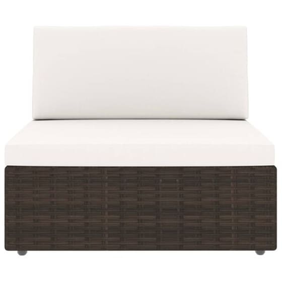 Vidaxl Σαλόνι Κήπου 12 Τεμαχίων Καφέ Από Συνθετικό Ρατάν Με Μαξιλάρια image 3